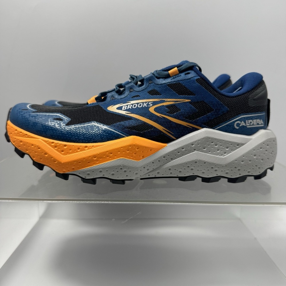 Brand New Brooks Caldera 7 Trail Running Shoes Blue 1104151D015 Men's Size 8